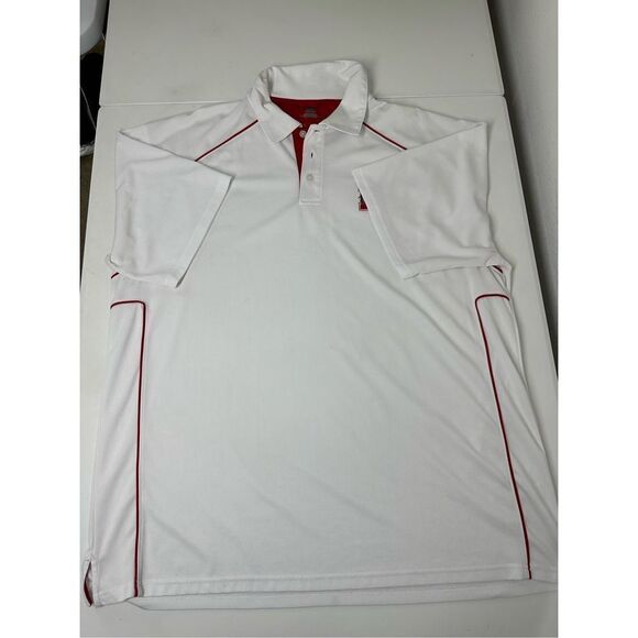 Russel Shirt Men's Large Red White Athletic Polo Size XXL N Huskers See Desc - Picture 5 of 13